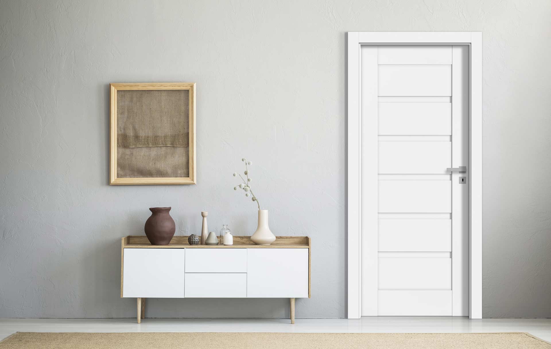 Białe drzwi rządzą we wnętrzach